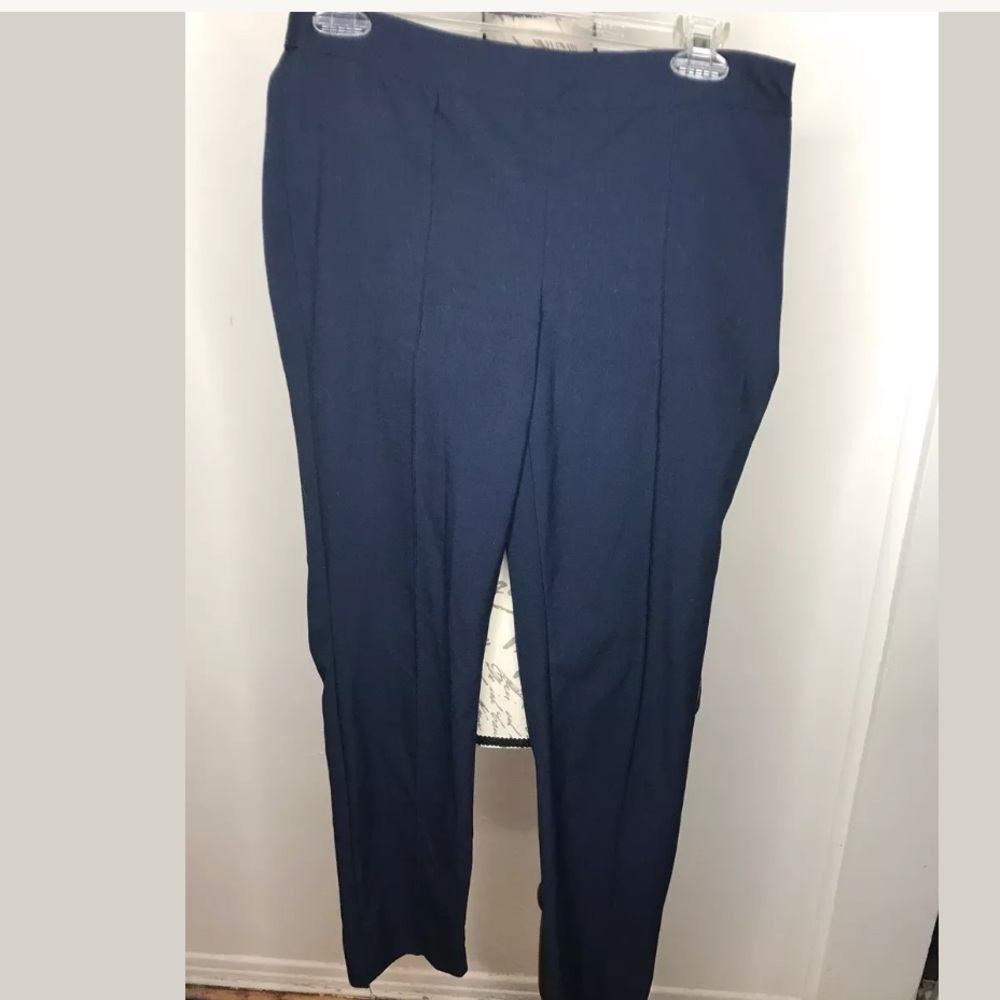 Laundry Shelli Segal Pants Sz 8 Navy Casual Career
